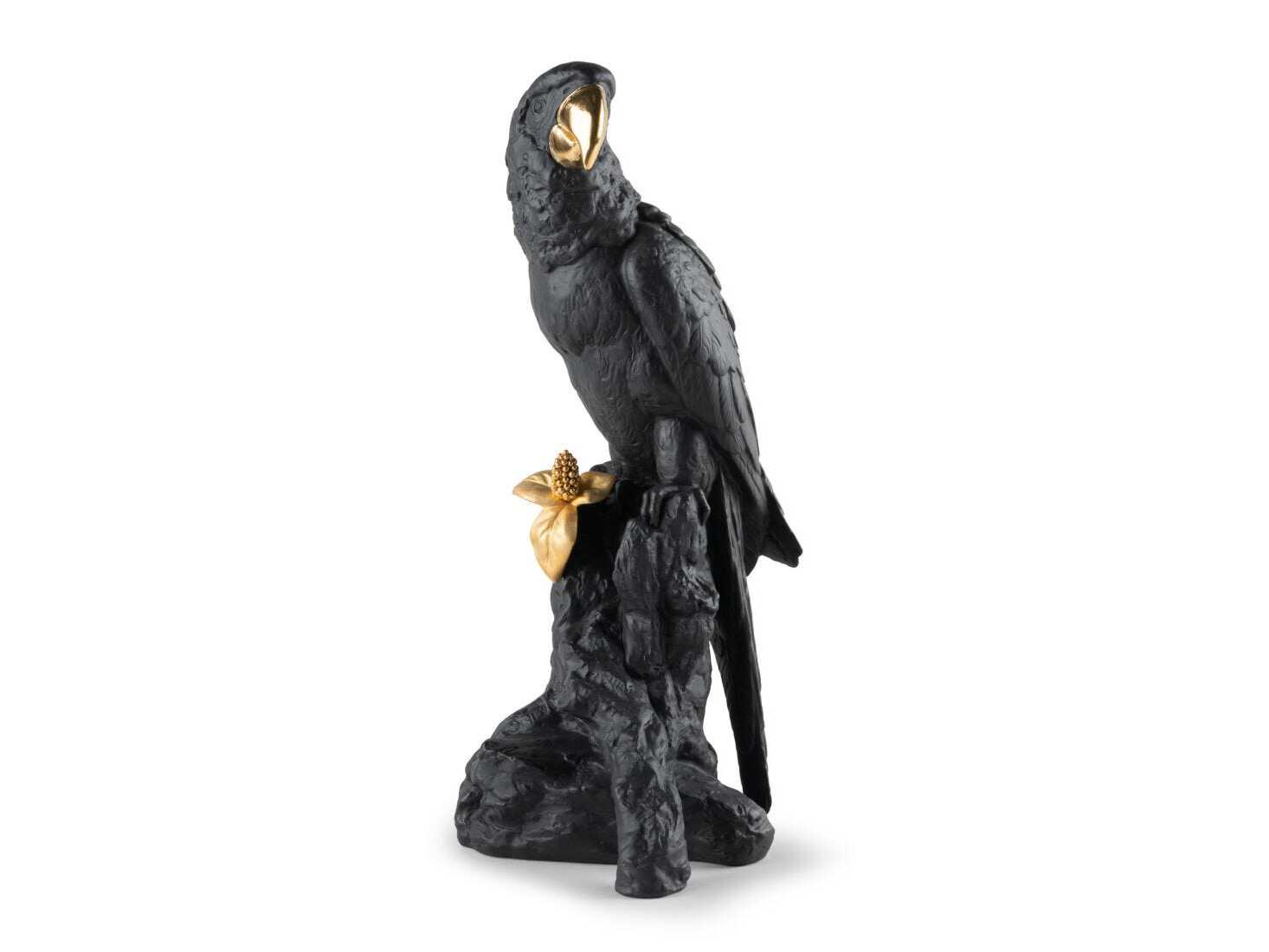 Фарфор безделушки Lladró MACAW (BLACK/GOLD) ARCH-00072394