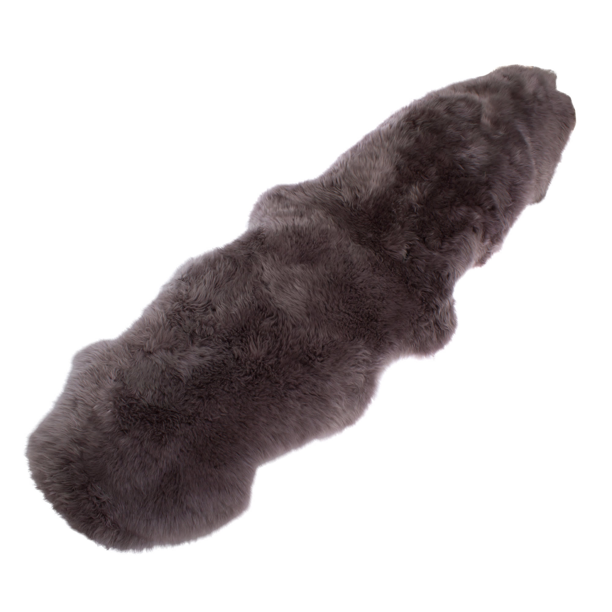 11730500 Шкура овечья двойная 1.85x0.6 м цвет маренго Santreyd  - Вид №1