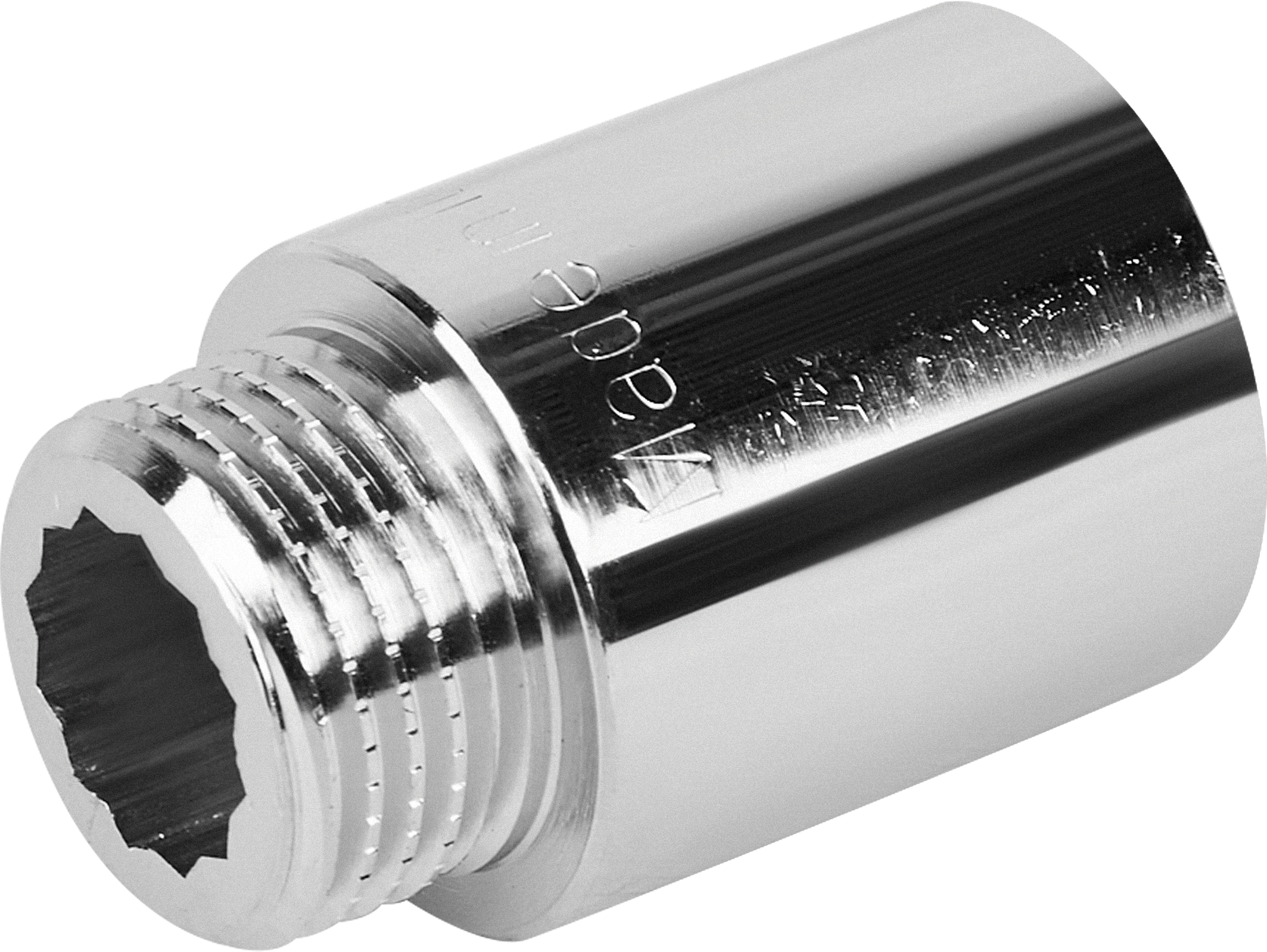 Удлинитель STOUT для труб 1/2"x30 мм - надежное соединение систем водоснабжения 82238765 STLM-0022613 - Вид №1