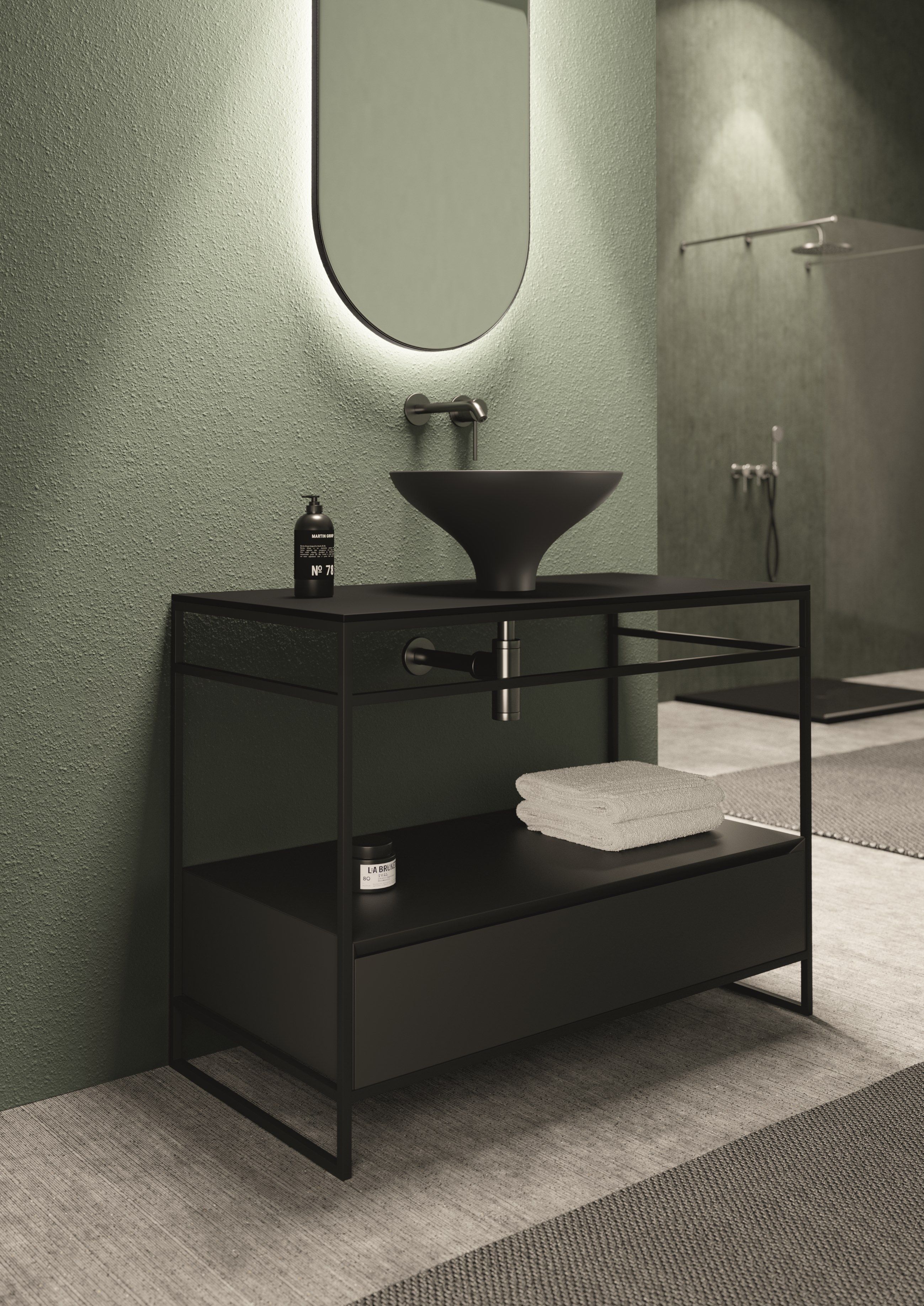 Одноместная напольная раковина с ящиками Alice Ceramica Equilibrium ARCH-00039518 - Вид №4