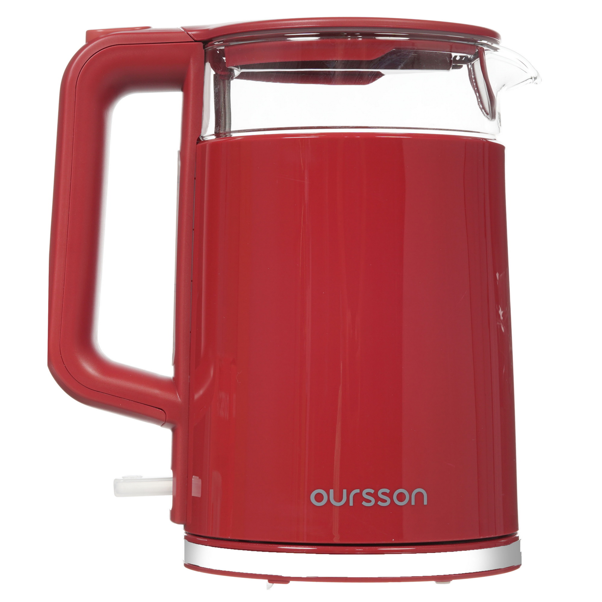 8190033 Электрочайник Oursson EK1732W/DC красный STDN-0047514 - Вид №1