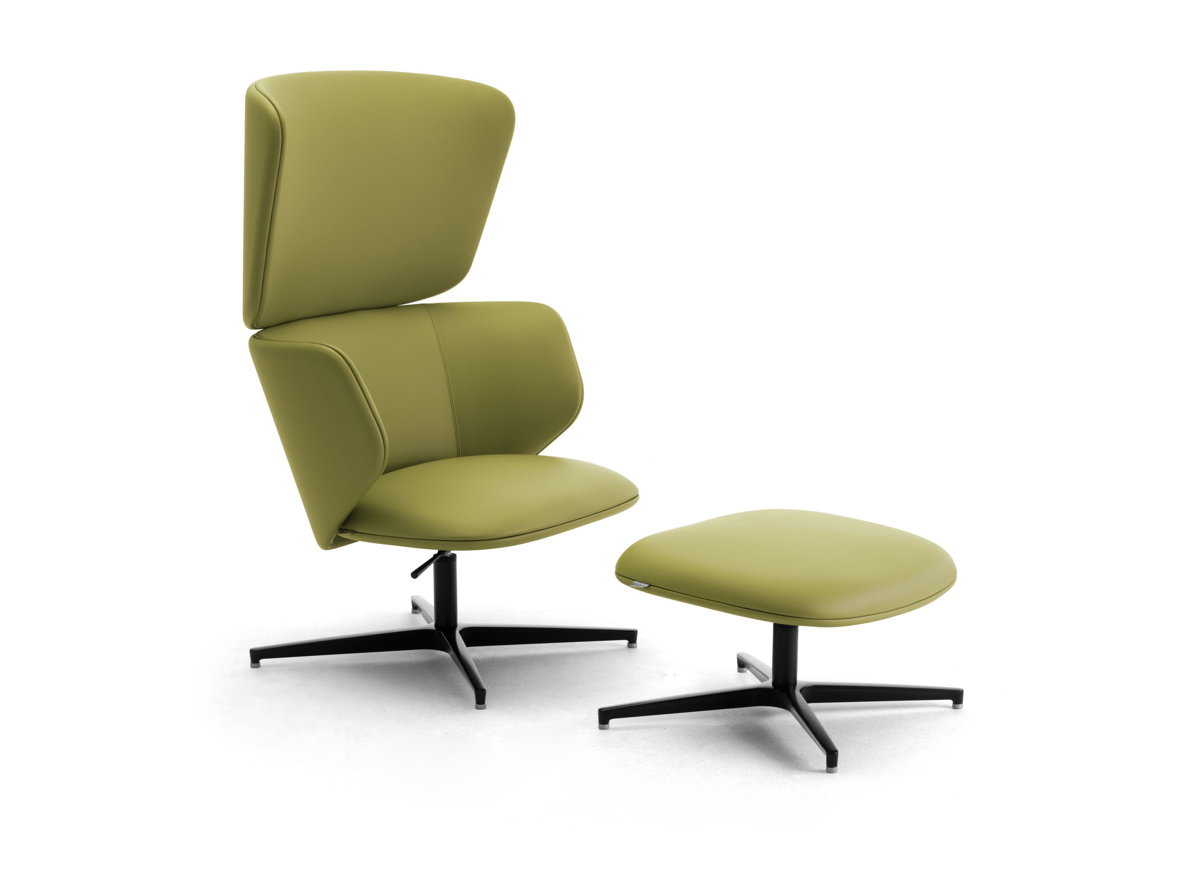 Кожаная вращающаяся спицевая подставка для ног Leyform Alisè Lounge ARCH-00087840 - Вид №2