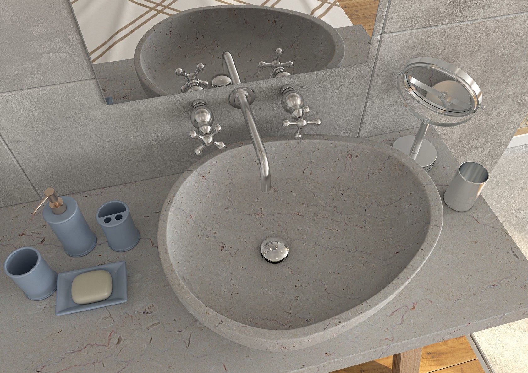 Латунный слив для умывальника Bonomini Royal ARCH-00010070