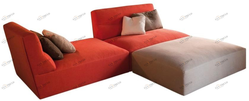 Verzelloni Модульный тканевый диван Joe sun-id-1499232