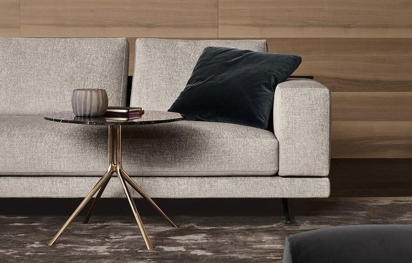 Poliform Низкий круглый мраморный журнальный столик Mondrian sun-id-1424798 - Вид №8