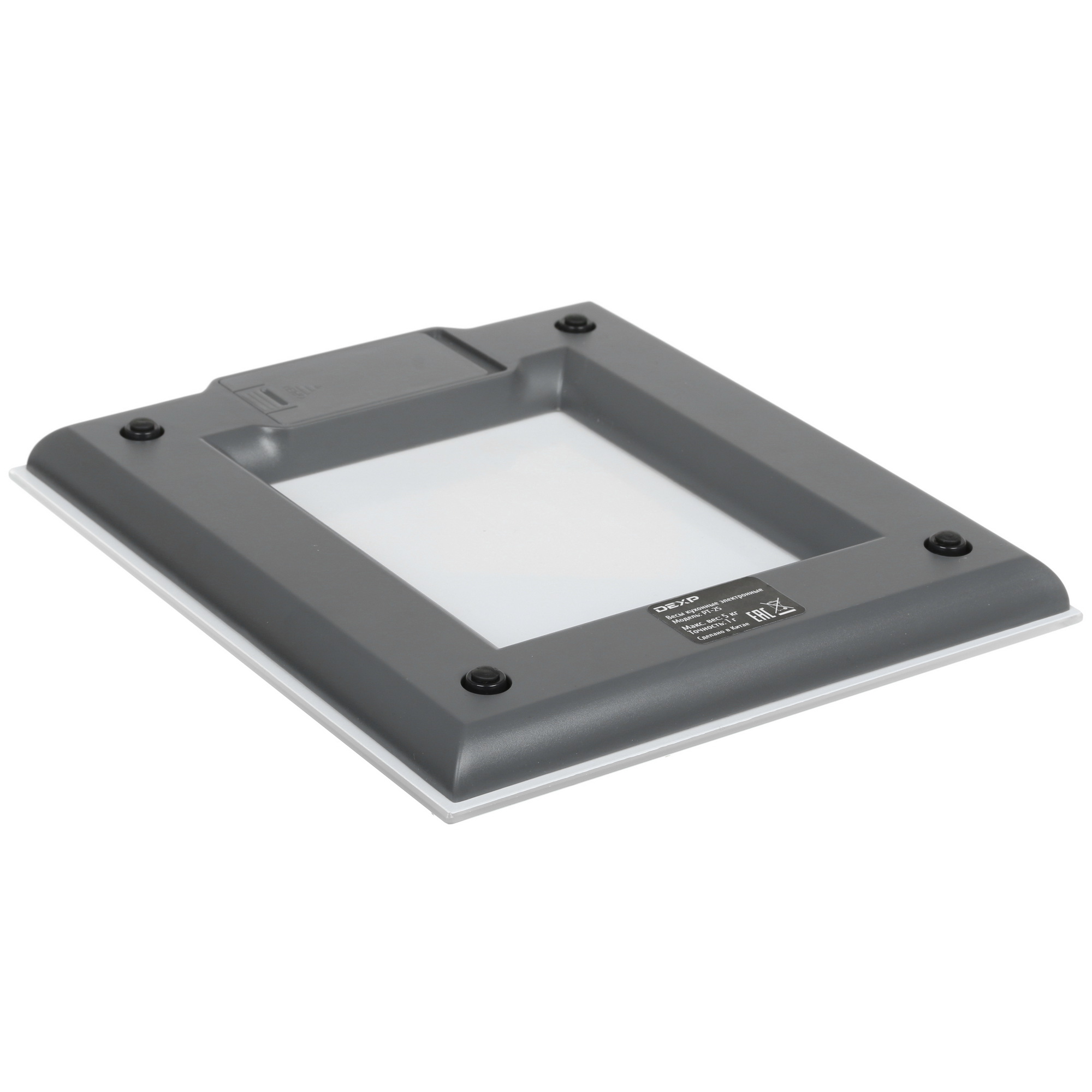 0816596 Кухонные весы DEXP PT-25 серый STDN-0080669 - Вид №3