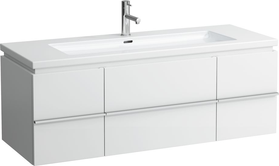 H4013120755481 Шкафчик под раковину, для раковин 816435, 2 выдвижных ящика, 2 дверцы, 2 стеклянные полки LAUFEN PRO - Вид №2