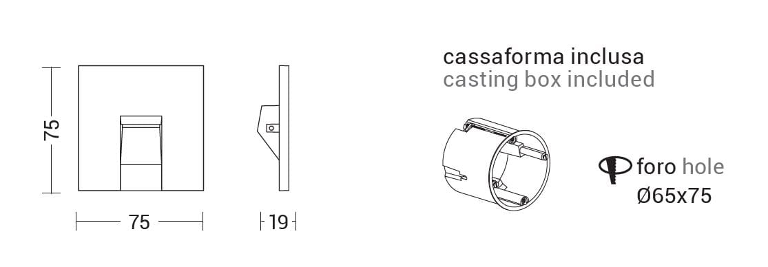 Окрашенный металлический настенный светодиодный маркер Rossini Illuminazione SHOW ARCH-00028464 - Вид №4