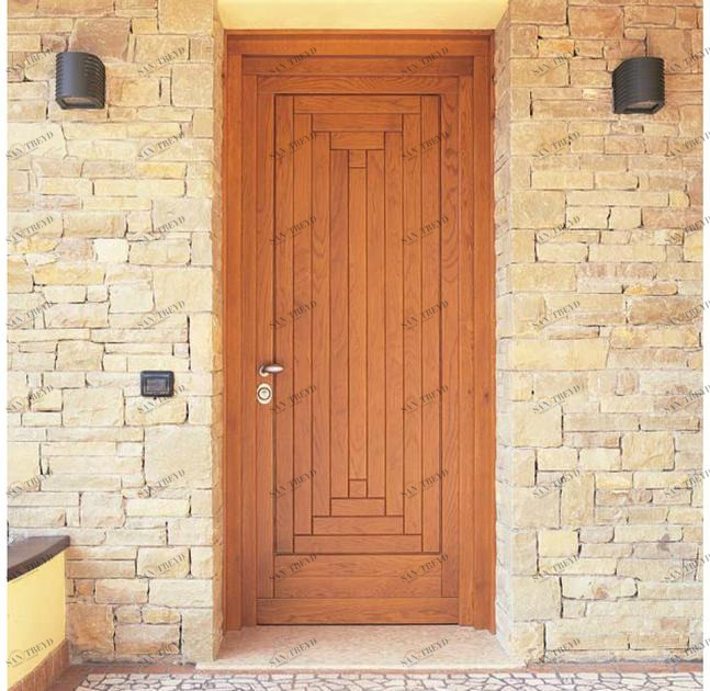 CARMINATI SERRAMENTI Входная дверь из дуба для улицы Porte e portoni d'ingresso in legno sun-id-1402067