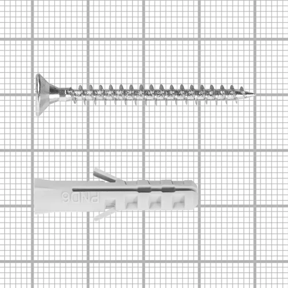Дюбель распорный нейлоновый Dilwis 6x30мм 16 шт. в комплекте с шурупом STLM-2178321 - Вид №6