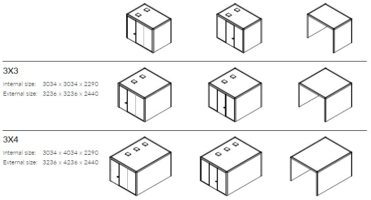 Quadrifoglio Акустический мультимедийный офисный остров из алюминия и дерева sun-id-1406844 - Вид №6