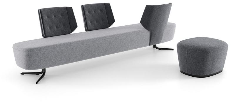 ESTEL GROUP Пуф из мягкой ткани Embrasse sun-id-1440335 - Вид №1