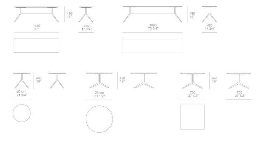 Мраморный круглый низкий журнальный столик Poliform ARCH-00116743 - Вид №10