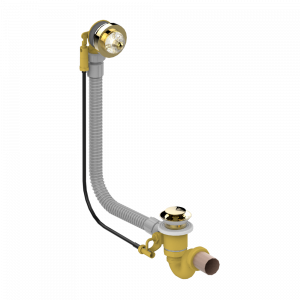 U1K-300 Перелив для ванны - модель THG Thg-paris Mandarine cristallia diamant Покрытие PVD золотистый цвет