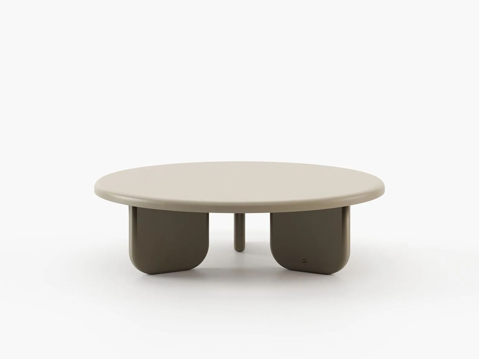 Круглый деревянный журнальный столик Laskasas Canvas ARCH-00151440 - Вид №7