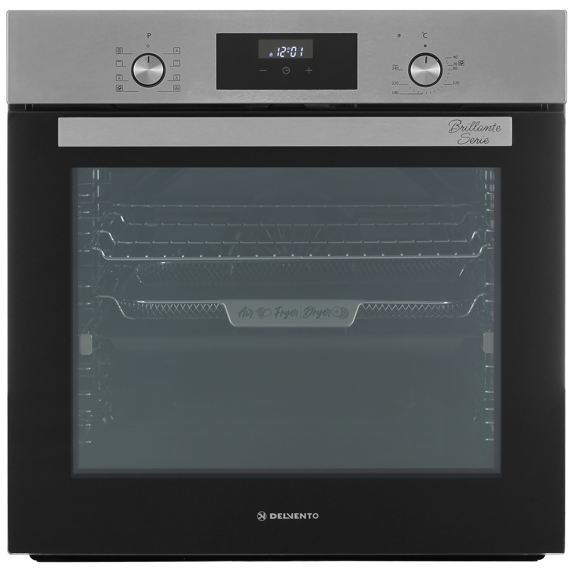 9057829 Электрический духовой шкаф Delvento V6EM68011 серебристый STDN-0054720