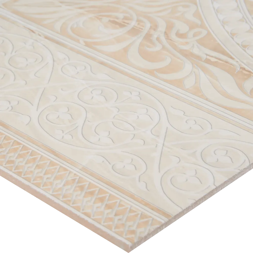 Декор напольный Belani Агат Д1 41.8x41.8 см матовый цвет бежевый STLM-2112205 - Вид №1