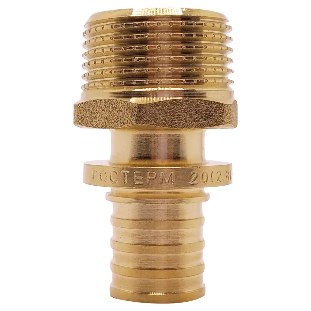 Переходник РОСТЕРМ 3/4"×20 мм для труб PEX-а 82107672 STLM-0019107 - Вид №2