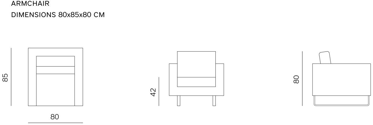 prostoria Кожаное кресло с подлокотниками Elegance sun-id-1403207 - Вид №3
