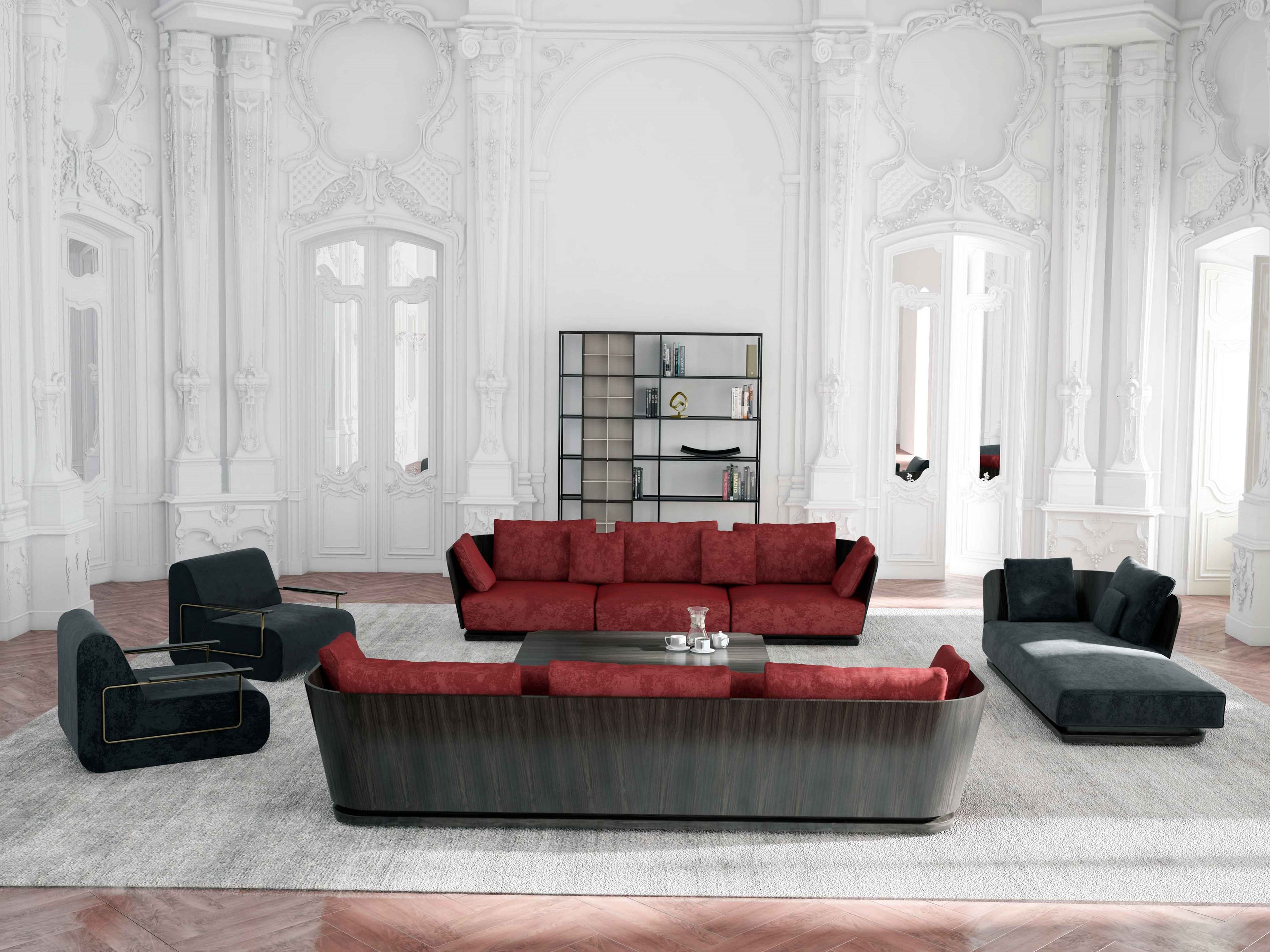 4-местный тканевый диван Punt Amor Cortese ARCH-00063569 - Вид №11