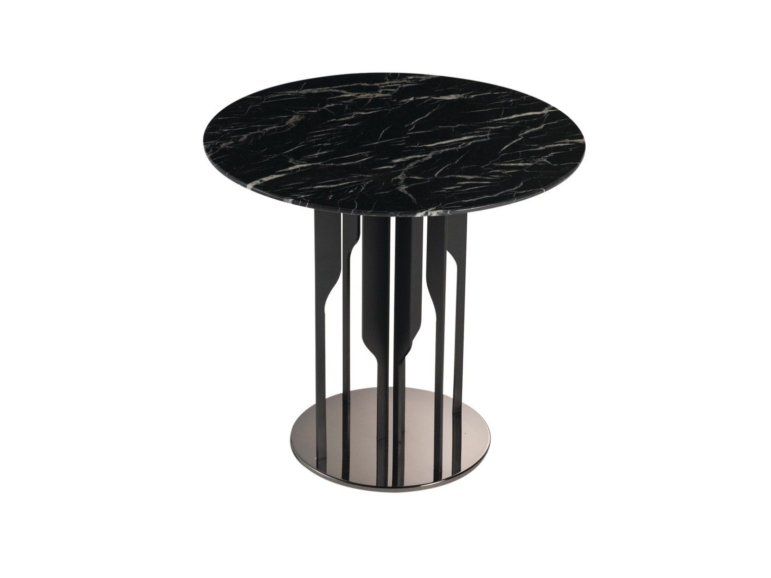 Круглый мраморный журнальный столик ROCHE BOBOIS IVRESSE ARCH-00137450