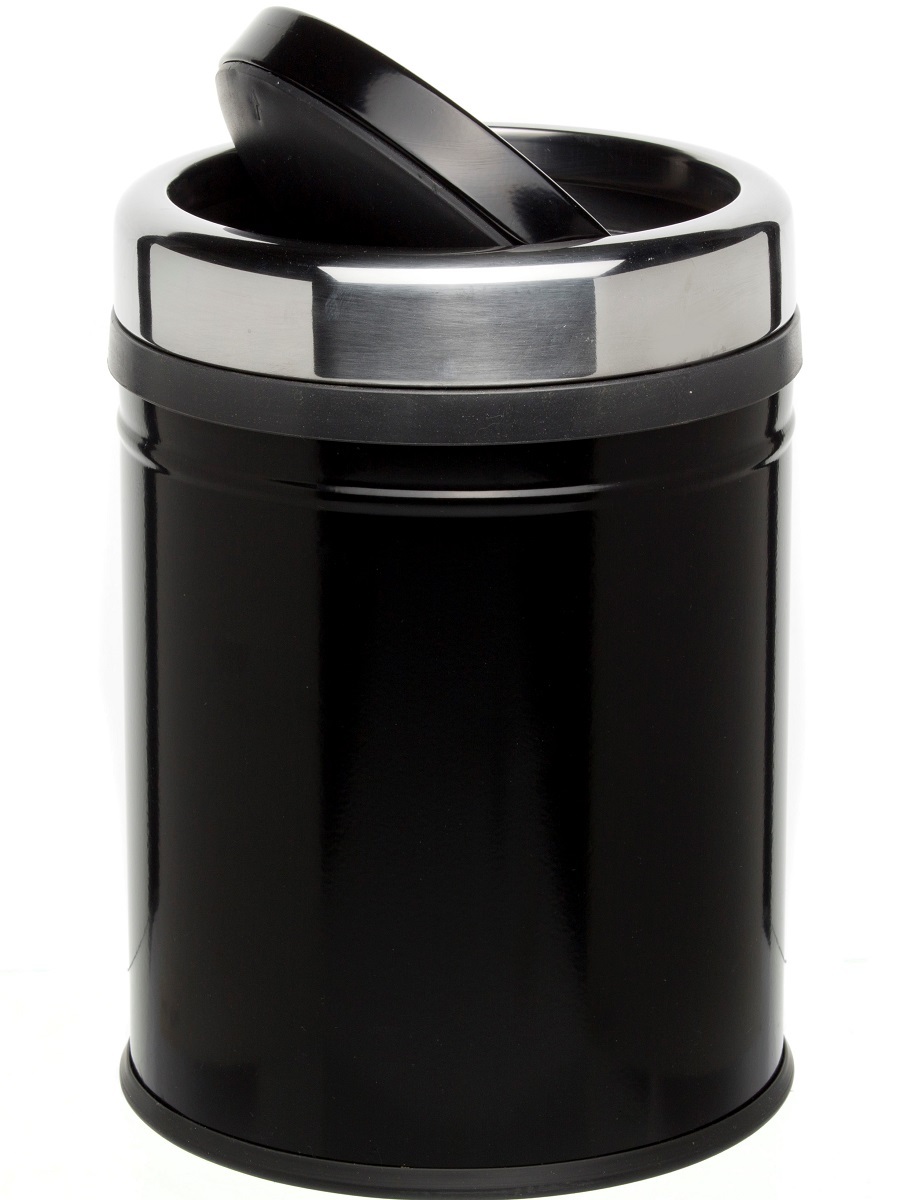 Вёдра с педалью и крышкой Libra 8L Black NAVAKO 11142 - Вид №1