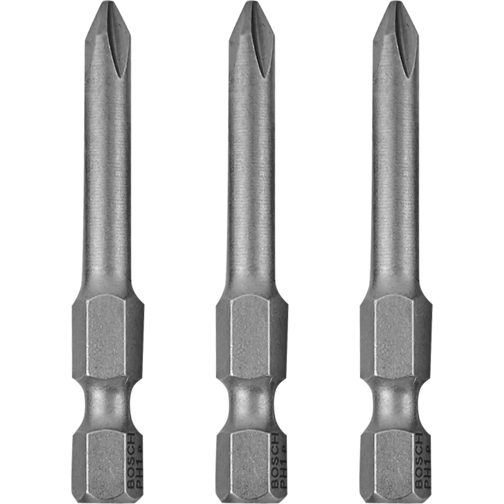 Бита крестовая Bosch Extra Hard 2607001526 PH1x49 мм, 3 шт BOSCH PROFESSIONAL STLM-2151670