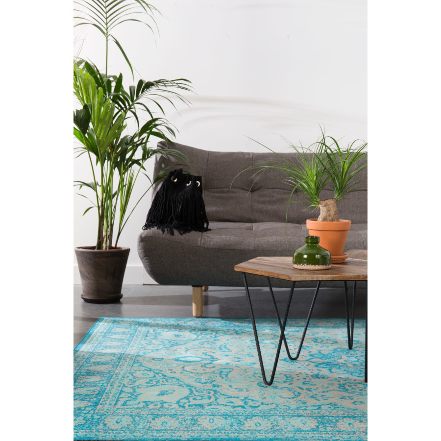 Ковер Chi 160x230 синий White Label Living 6000079 - Вид №2