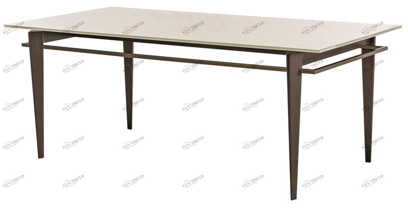 Shake Прямоугольный обеденный стол из стекла sun-id-1498406