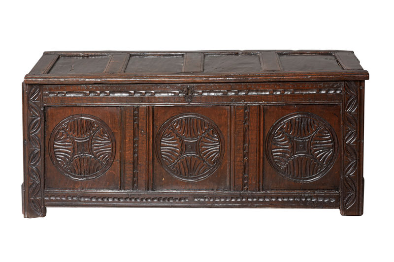 SOR27404 Резной дубовый сундук ijlbrown 