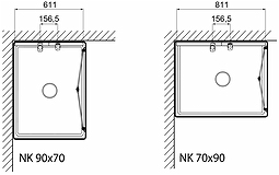 651595 Ванна IFO Caribia с половинной передней частью, Complete NK 700 x 900 *  - Вид №2