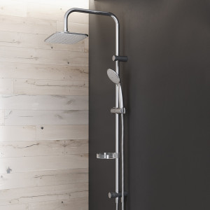 974200063 душ система: верх. душ 260*190 ручн. душ d 100 мм 1 режим переключатель шт Damixa Palace Evo