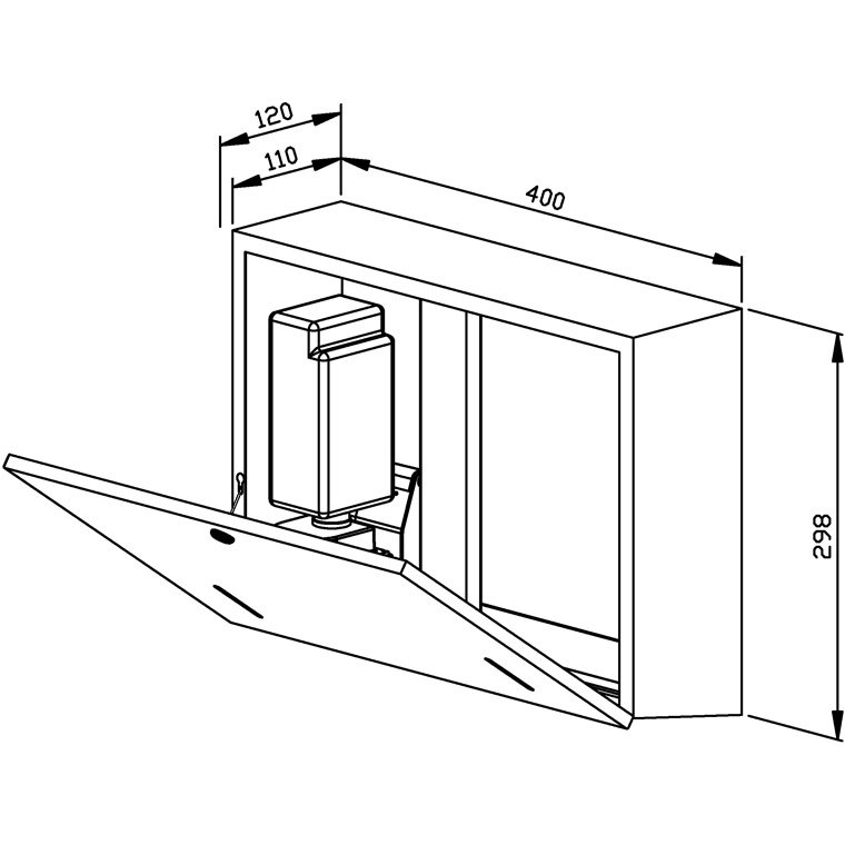 728782 Комбинация бумага/мыло (сенсор) WP550e WAGNER_EWAR Wagner Ewar  - Вид №1
