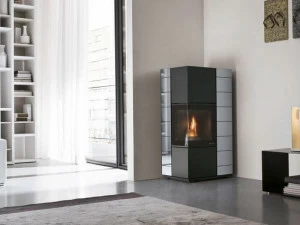 PALAZZETTI Пеллетная печь из стали и стекла класса а +