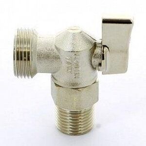 Кран шаровый ITAP для стиральных машин угловой 1/2"x3/4"