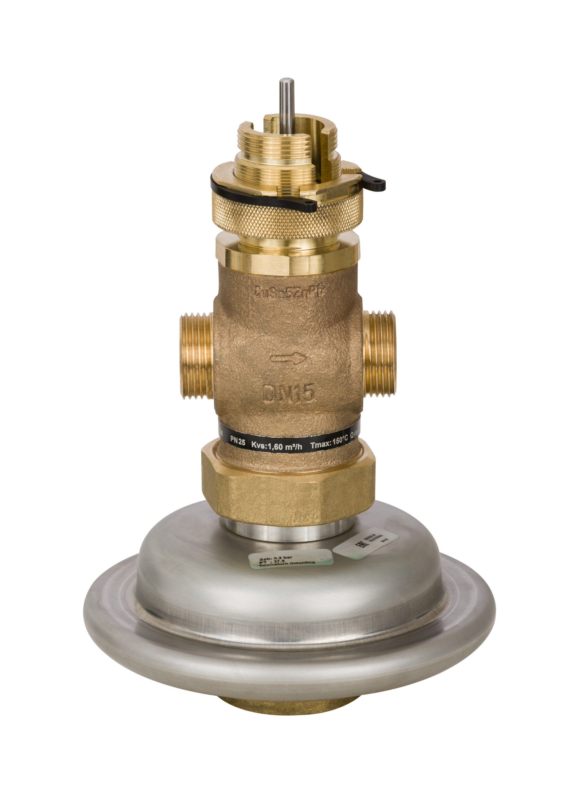 Danfoss Клапан регулирующий комбинированный AVQM с наружной резьбой или фланцевый Комб. р-рAVQM PN16 32/10//0,2/резьб. 003H6740  - Вид №29