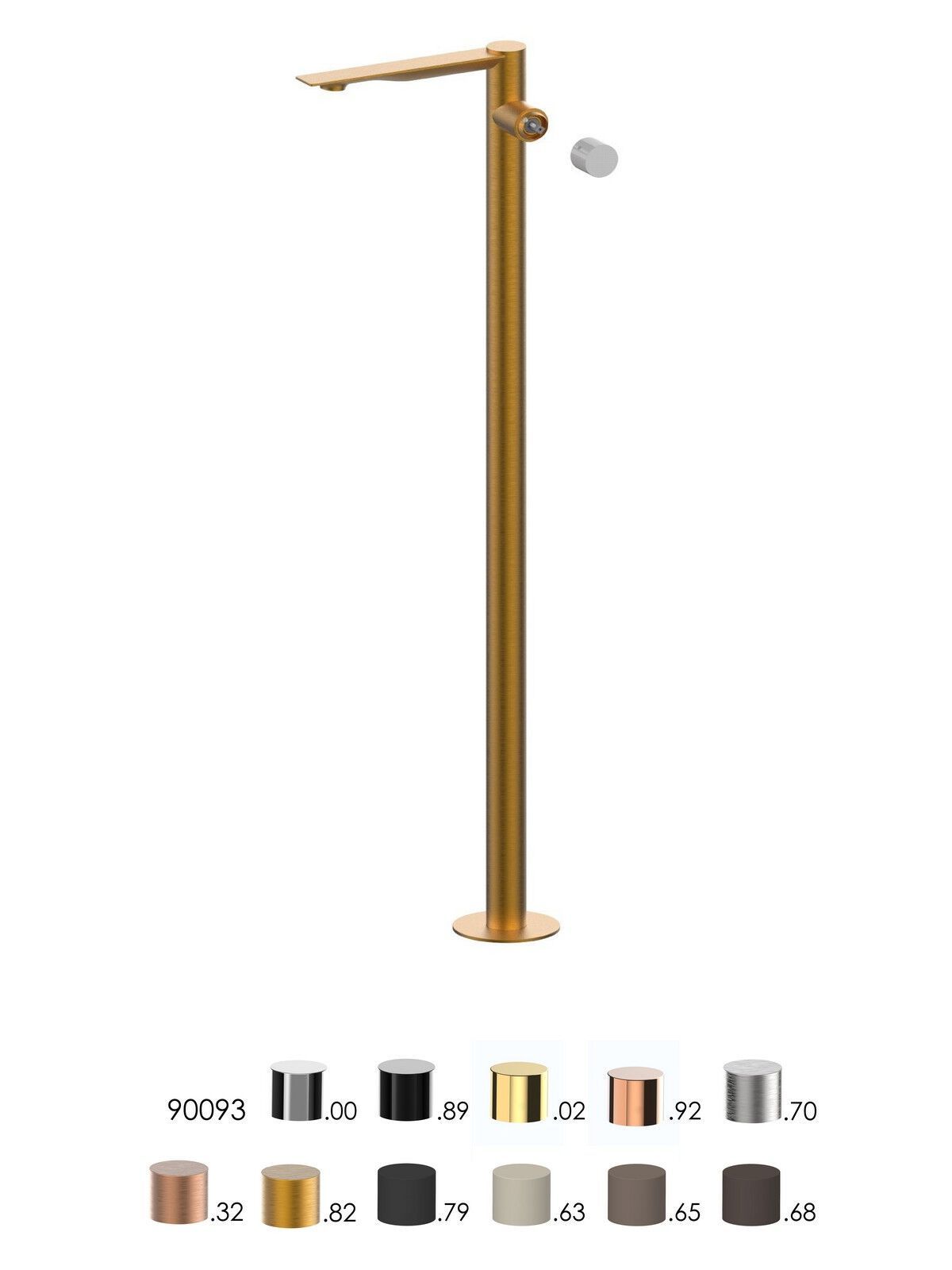 Однорычажный смеситель для раковины без стока Rubinetterie Frattini Narciso S ARCH-00128883 - Вид №13