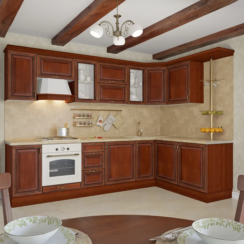 Дверь для шкафа Delinia «Прованс» 60x130 см, массив ясеня, цвет бежевый STLM-2043380 - Вид №2