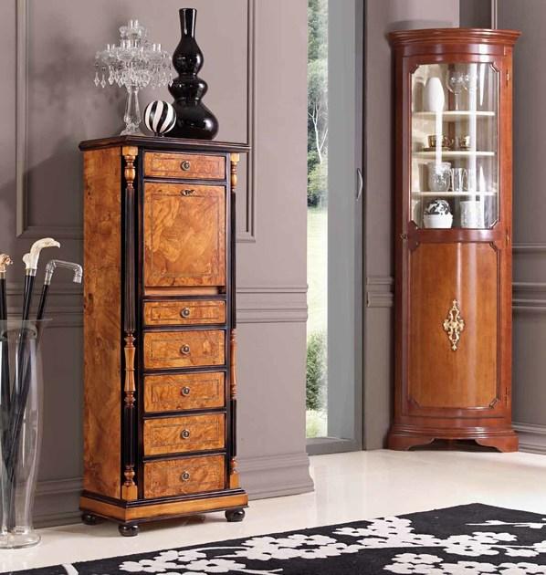 Arvestyle Лакированная угловая витрина из массива дерева Baroque Br-2102 - Вид №2