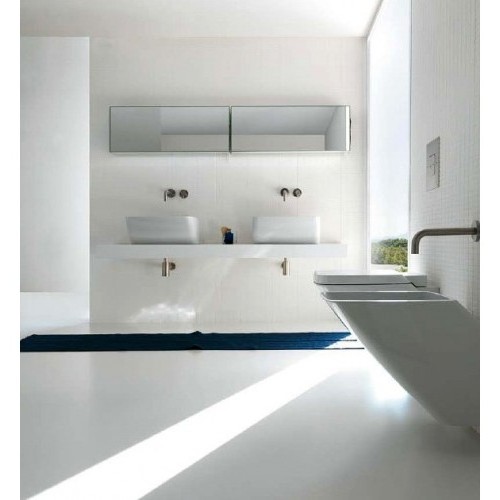 42467 Подвесная раковина настенная овальная   белая Santreyd  - Вид №2