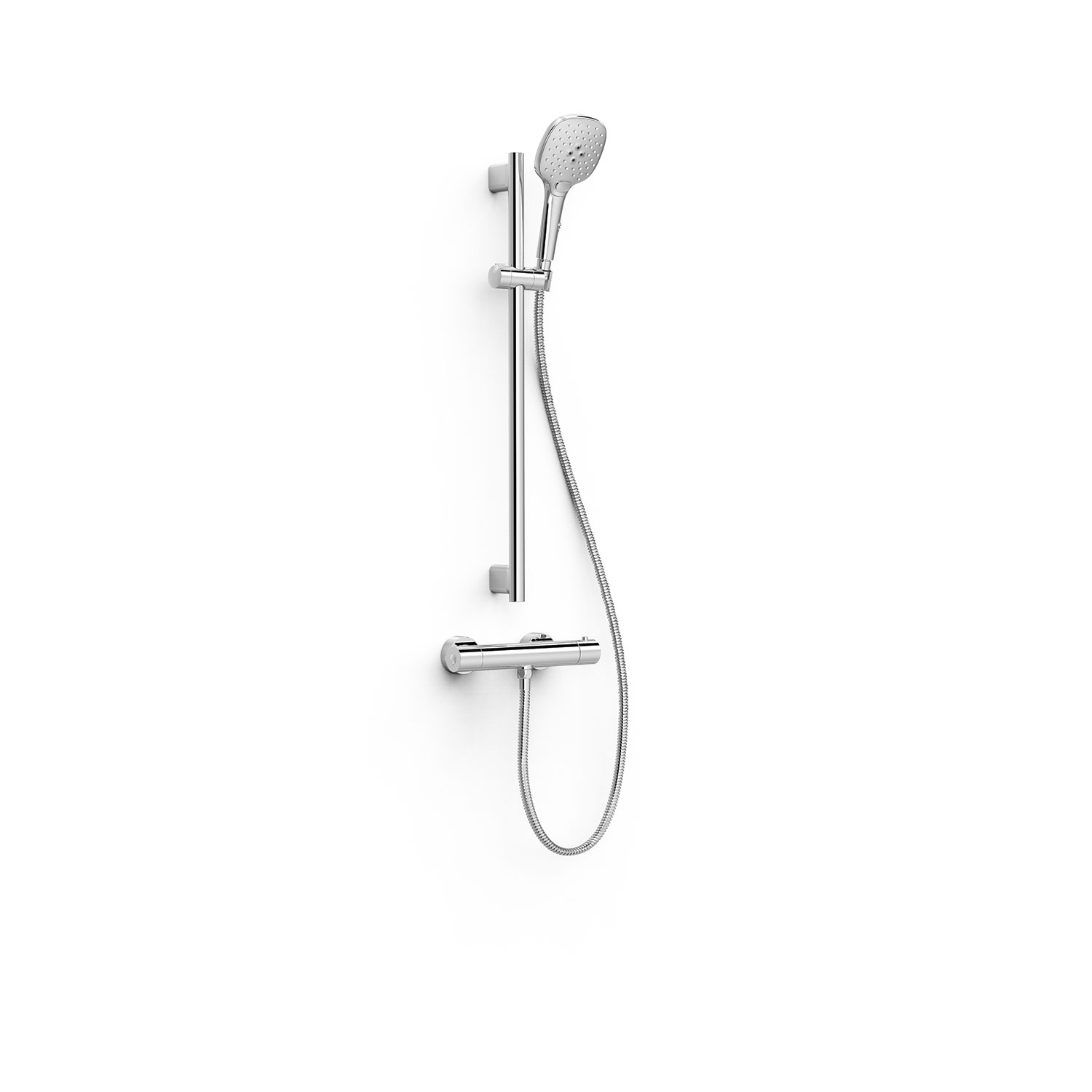 CANIGÓ Wall-mounted thermostatic shower mixer tap kit-21738502 TRES Canigo