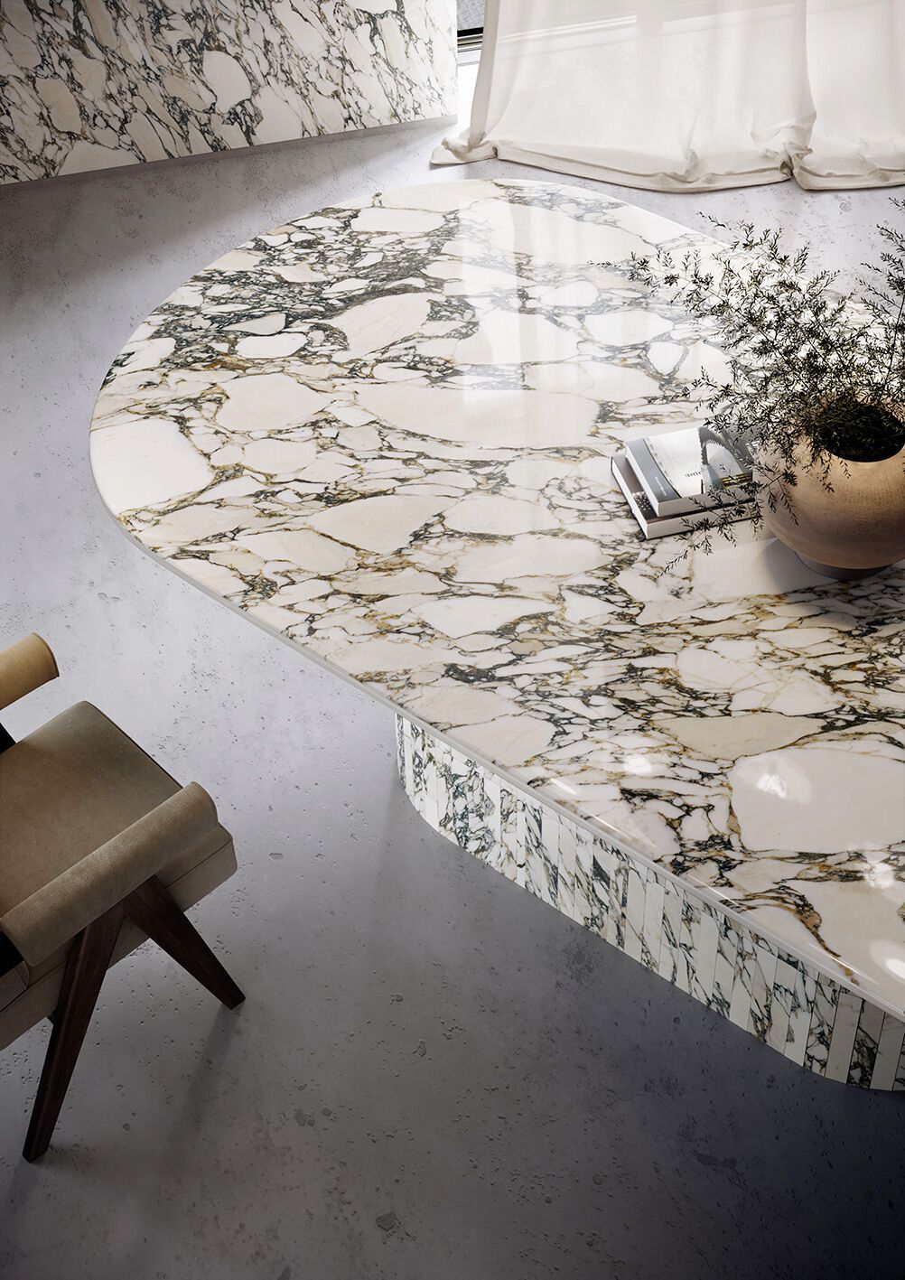 Керамогранит с мраморным эффектом Optimum Surfaces Выбор мрамора ARCH-00064218 - Вид №1