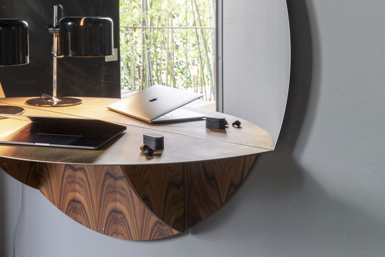 Настенное круглое зеркало с полкой Mogg BRAME ARCH-00013169 - Вид №4