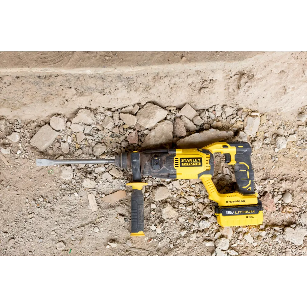 Перфоратор аккумуляторный Stanley Fatmax FMCD900B-XJ, 18 В Li-ion, без АКБ STLM-2063421 - Вид №10