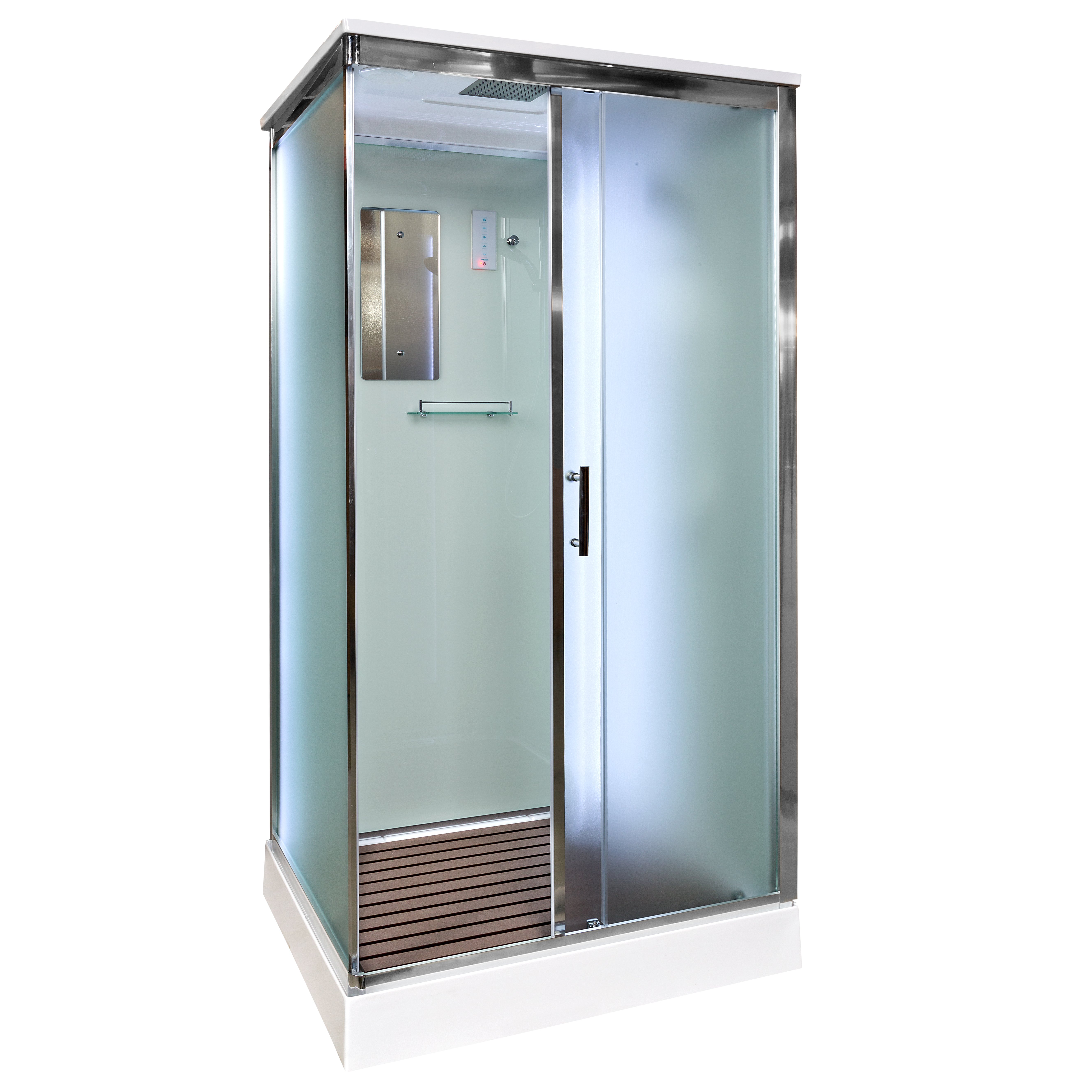 ЕМ4510 N с гидромассажем (гм.) Душевая кабина DETO Серия EM D129 S LED - Вид №33