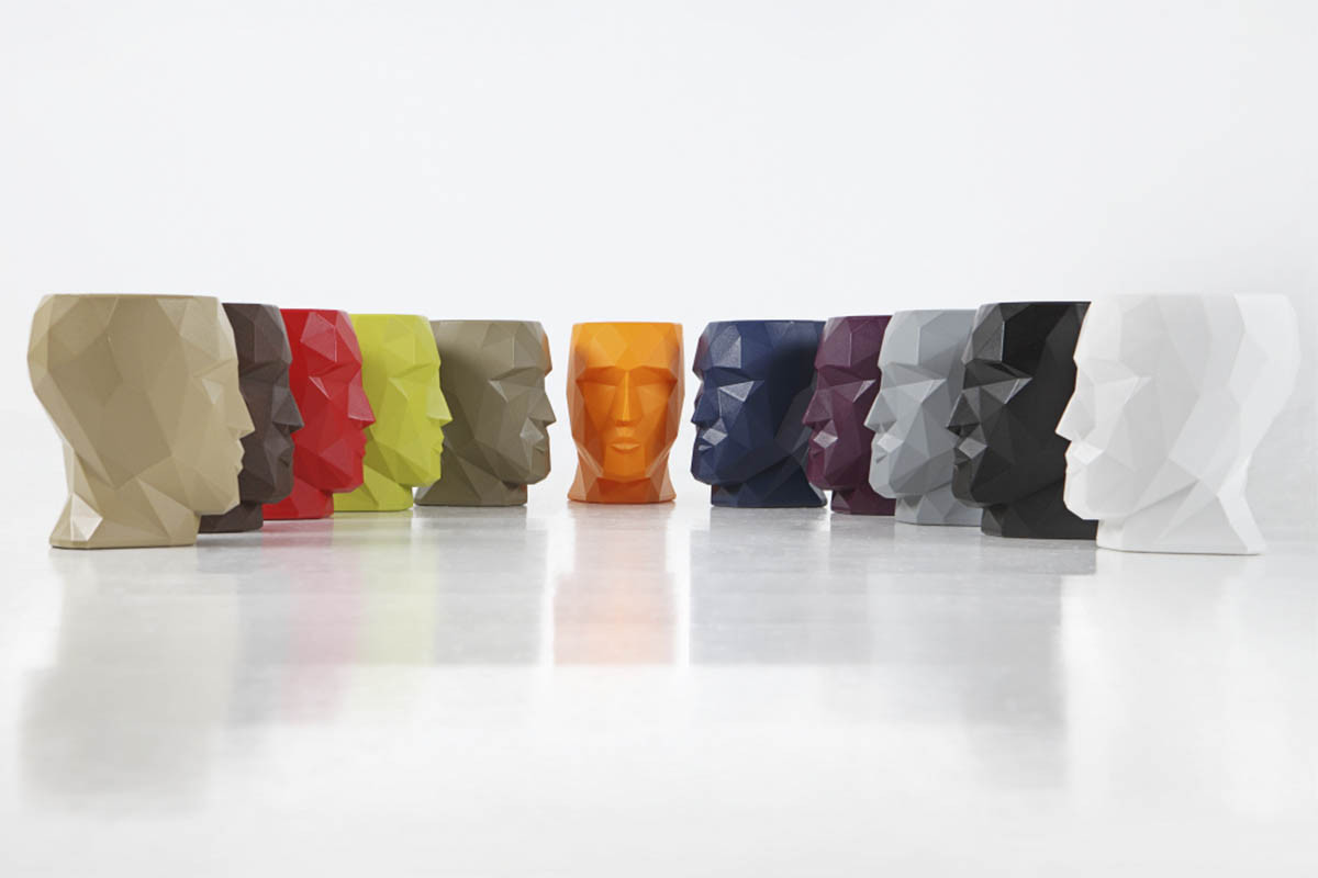 070360 Кашпо матовое Taupe 70см Vondom Adan - Вид №3