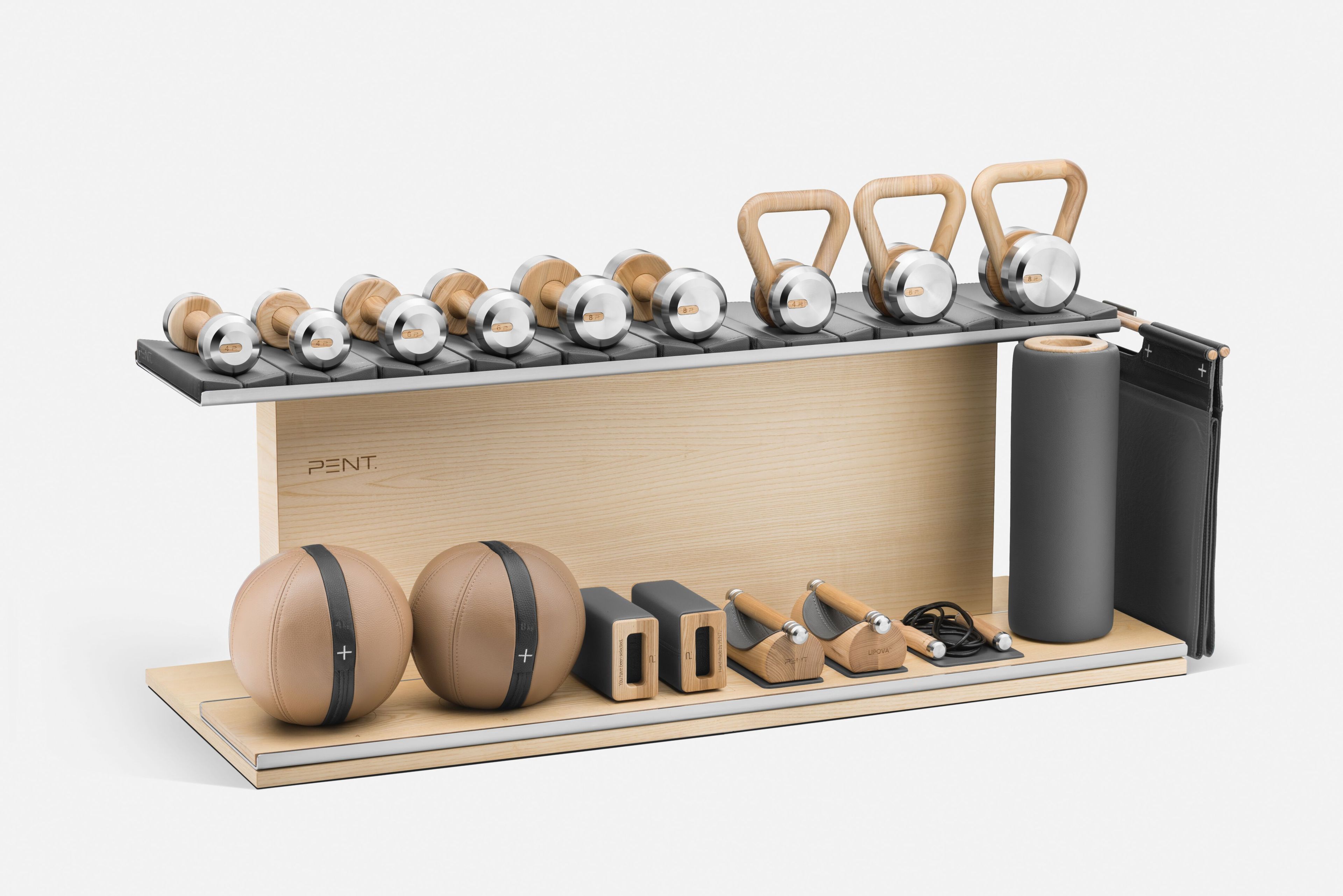 Оборудование для фитнеса из нержавеющей стали и дерева PENT ANA COMBO ARCH-00105027 - Вид №11