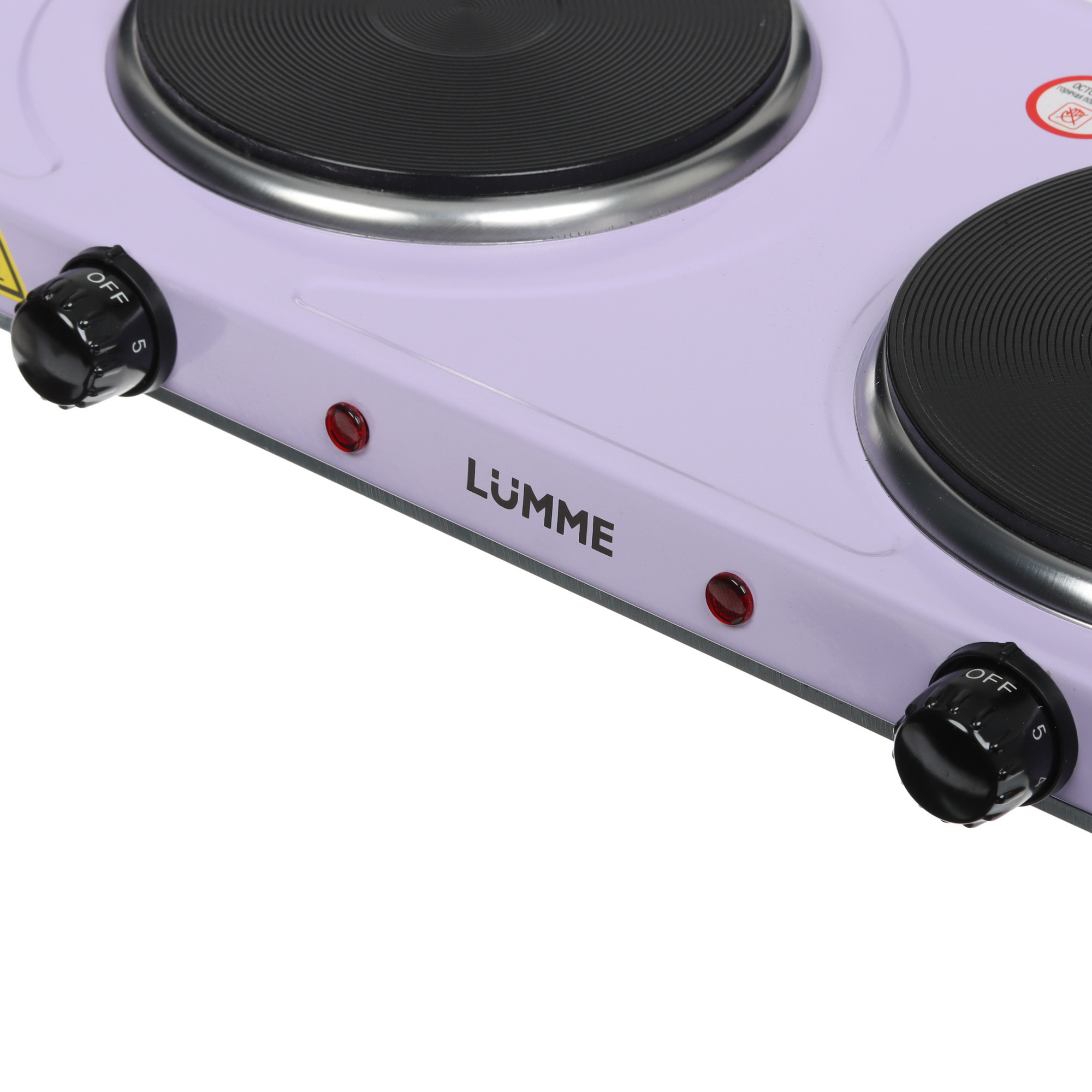 9058361 Плита компактная электрическая LUMME LU-3623 сиреневый STDN-0070491 - Вид №2