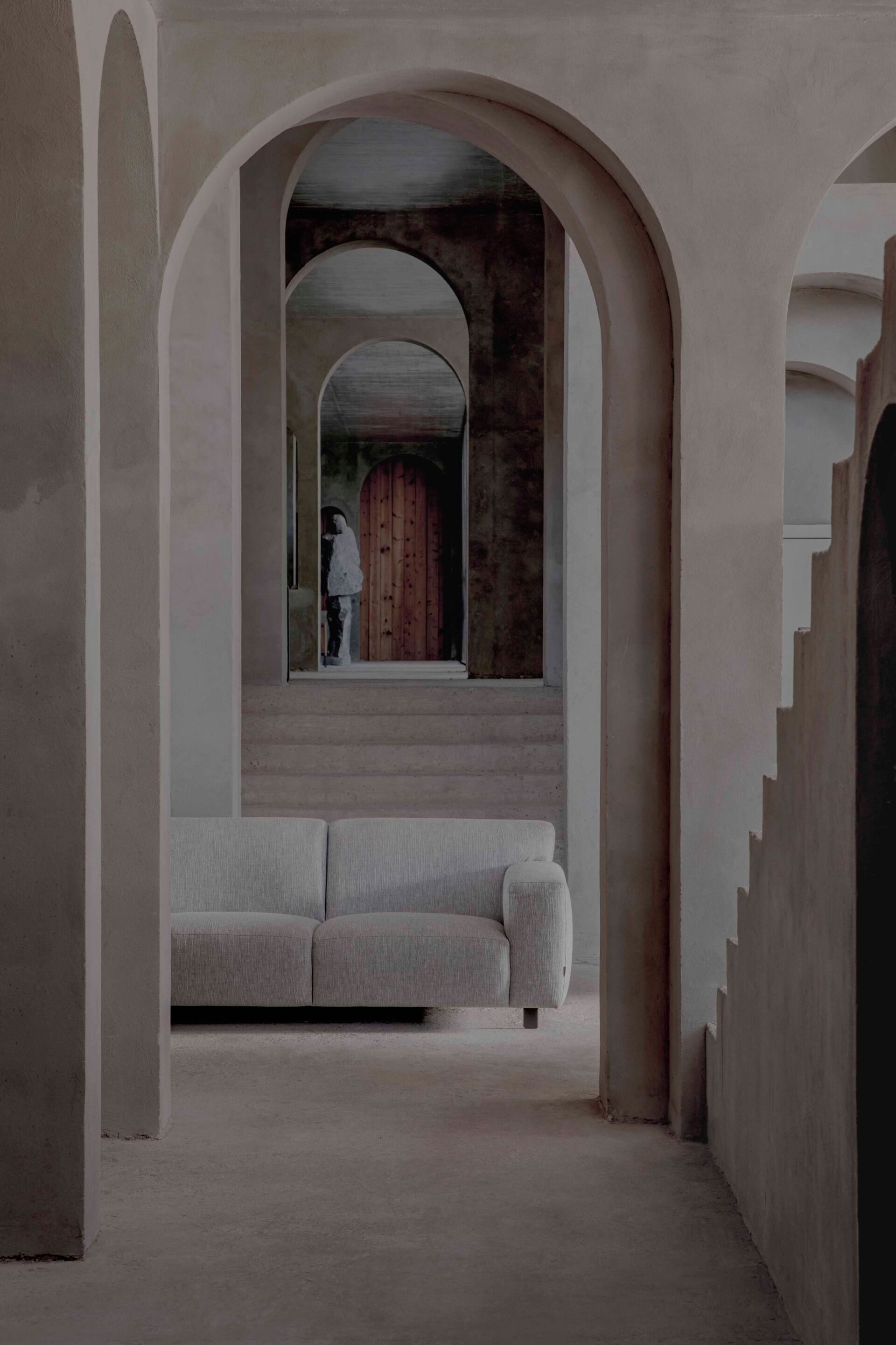 2-местный тканевый диван Pilma талия ARCH-00138528 - Вид №1