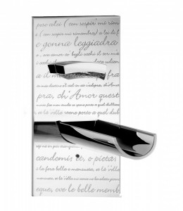 56539 / 18PA Смеситель для раковины настенный 180 мм. излив и смеситель на одной пластине, со встроенной коробкой, внутренними соединениями, системой регулирования потока, прогрессивным картриджем. Bongio Acquaviva